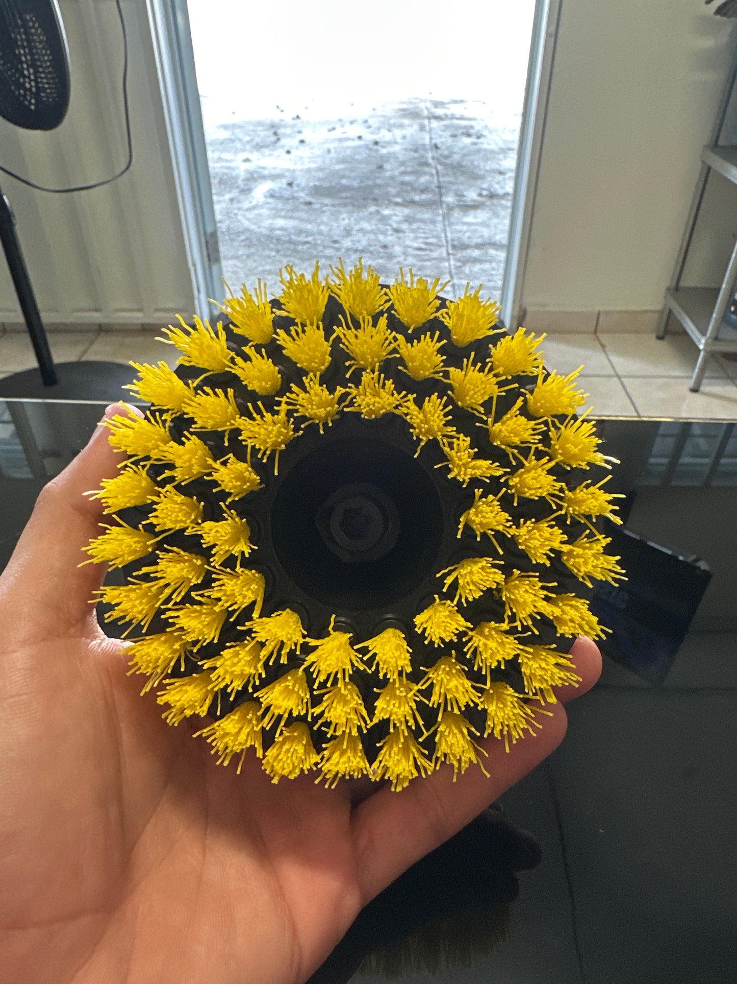 Cepillo taladro (amarillo)