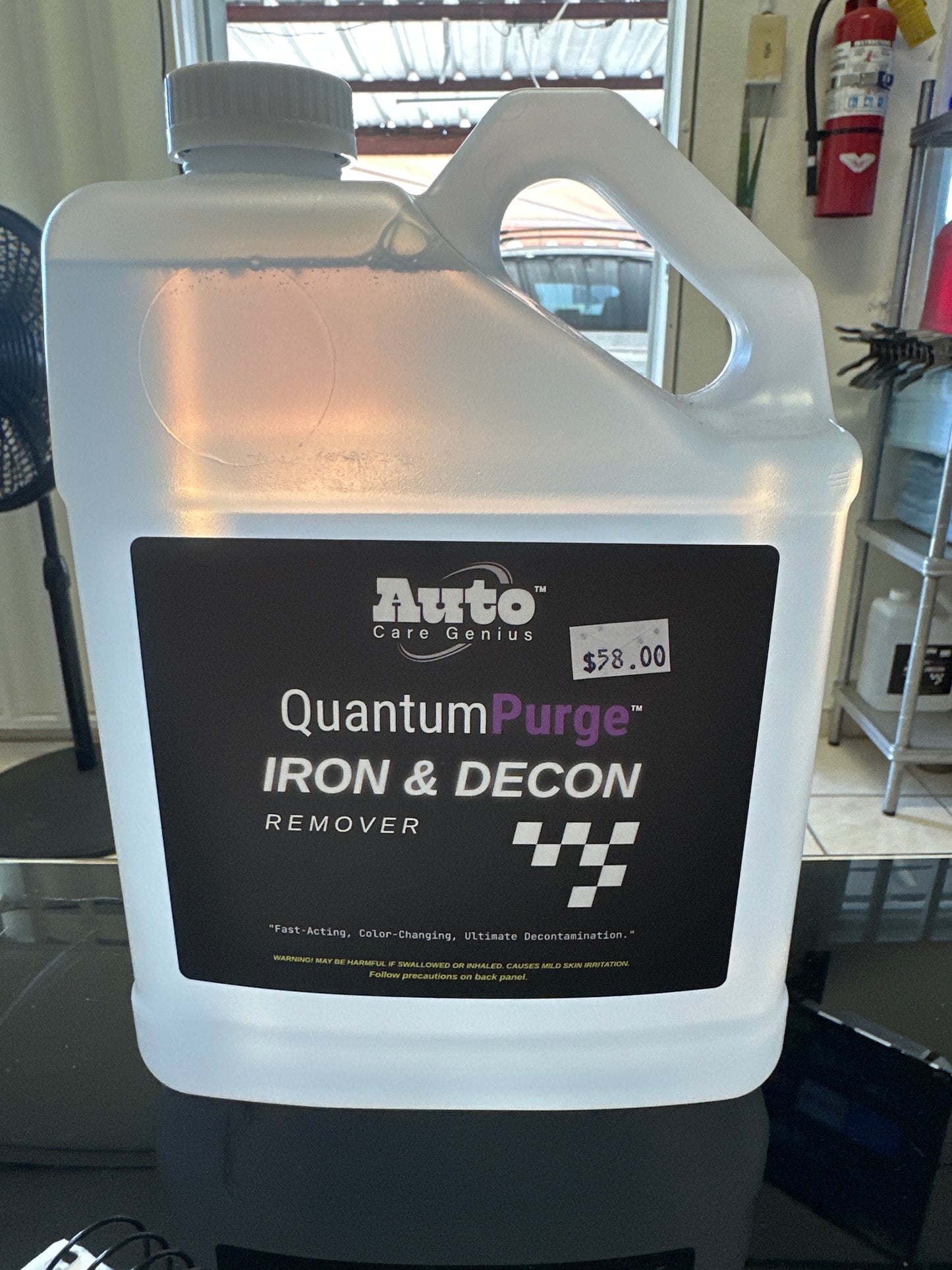 Quantum purge (iron remover)