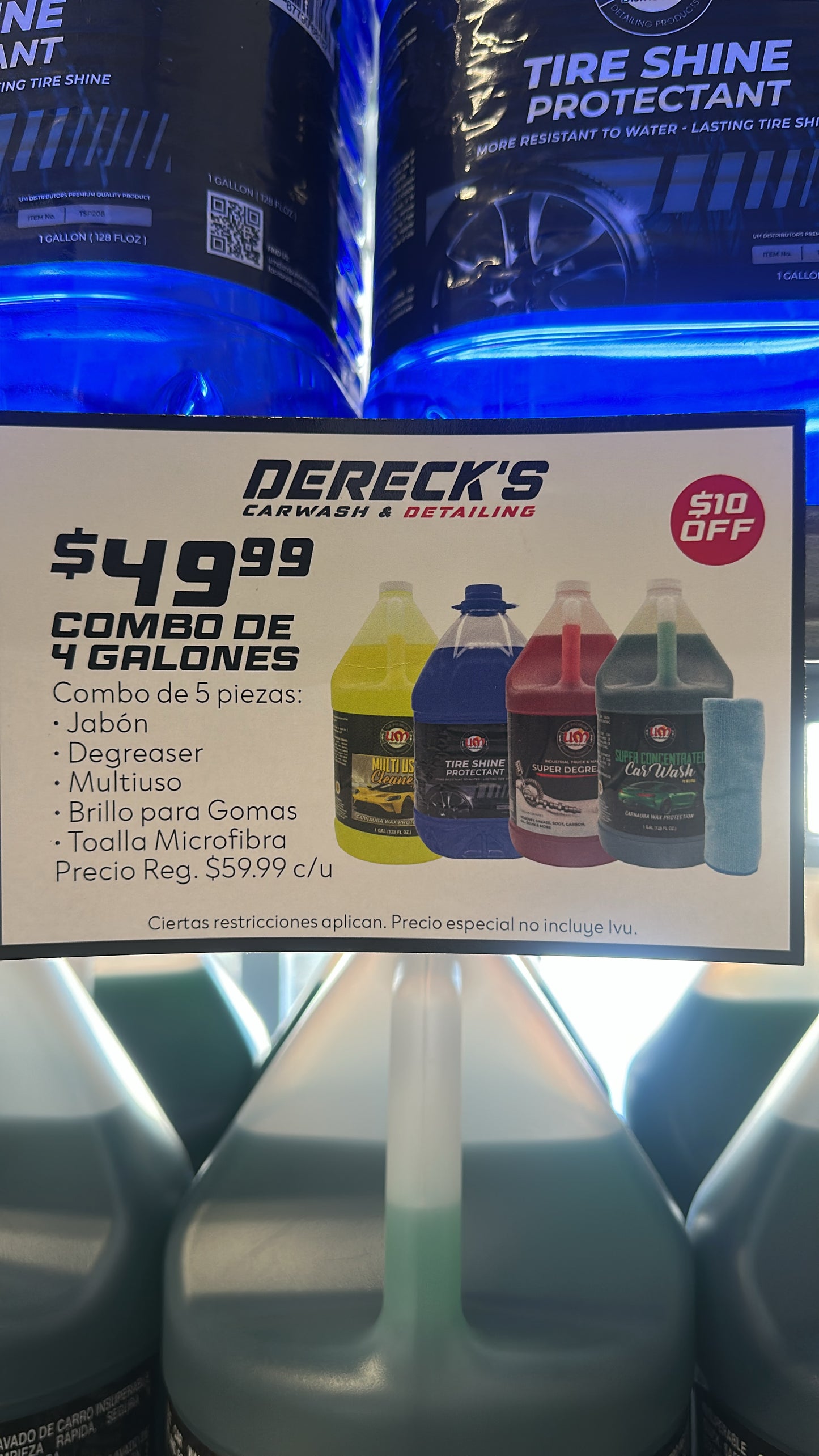 Combo de 4 galones
