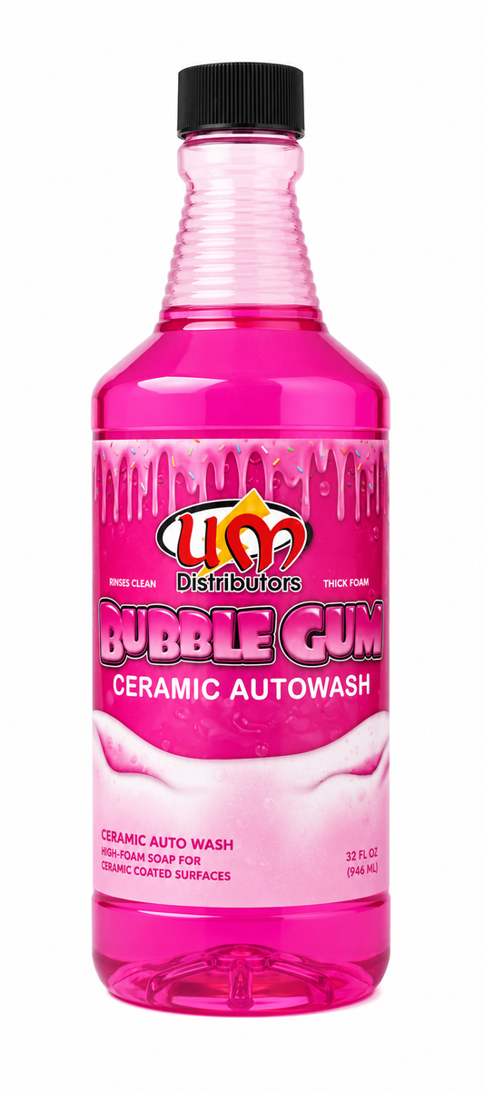 Bubble gum ceramic autowash