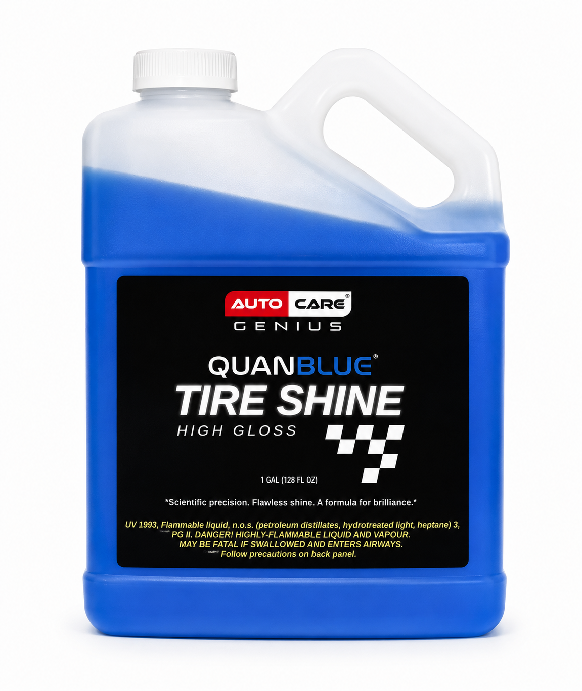 Quantum blue tire shine